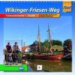 Radwanderkarte Wikinger-Friesen-Weg
