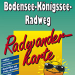 Radwanderkarte Bodensee-Königssee-Radweg